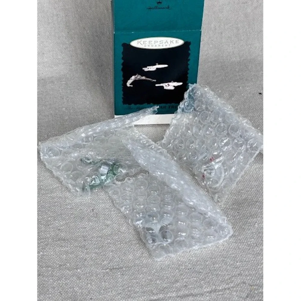 Hallmark Keepsake Ornament The Ships of Star Trek Set of 3 Dated‎ 1995